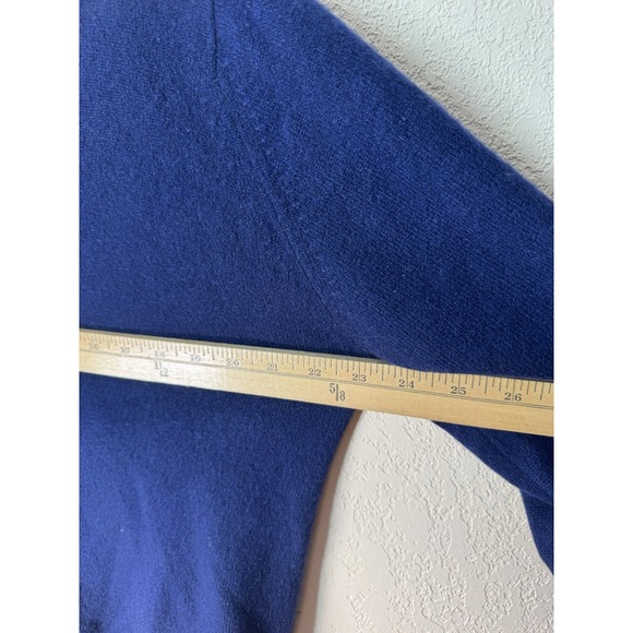 Vintage St Michael Cashmere Sweater Navy Blue Men's‎ 40" Made in Britain Rare - Picture 4 of 7